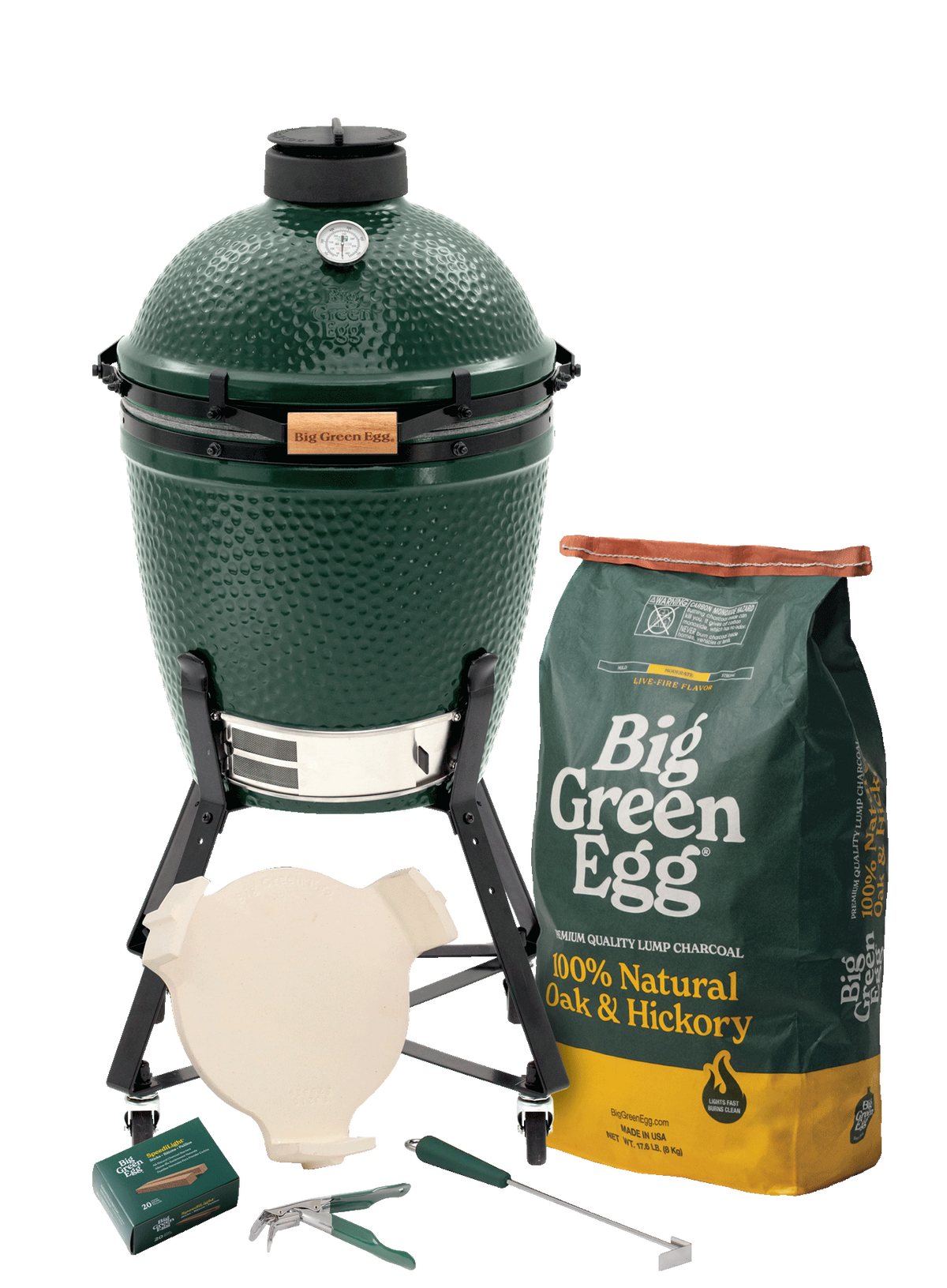 Big Green Egg Medium Ceramic Kamado Grill in Nest Package
