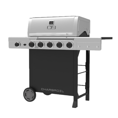 Char-Broil Performance Series 5-Burner Gas Grill, Cart with Side Burner, Black