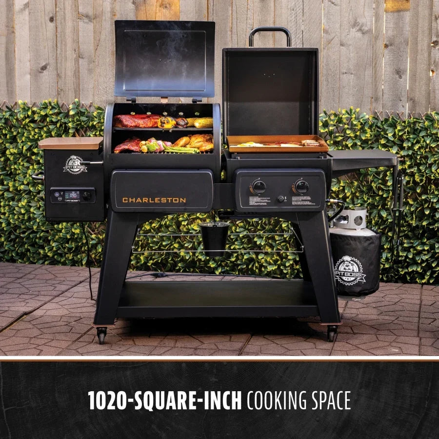 Pit Boss Charleston 1020 Combo Grill - Onyx Edition