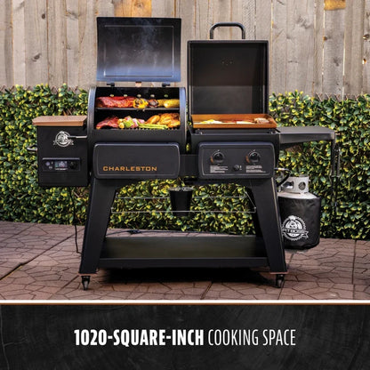 Pit Boss Charleston 1020 Combo Grill - Onyx Edition