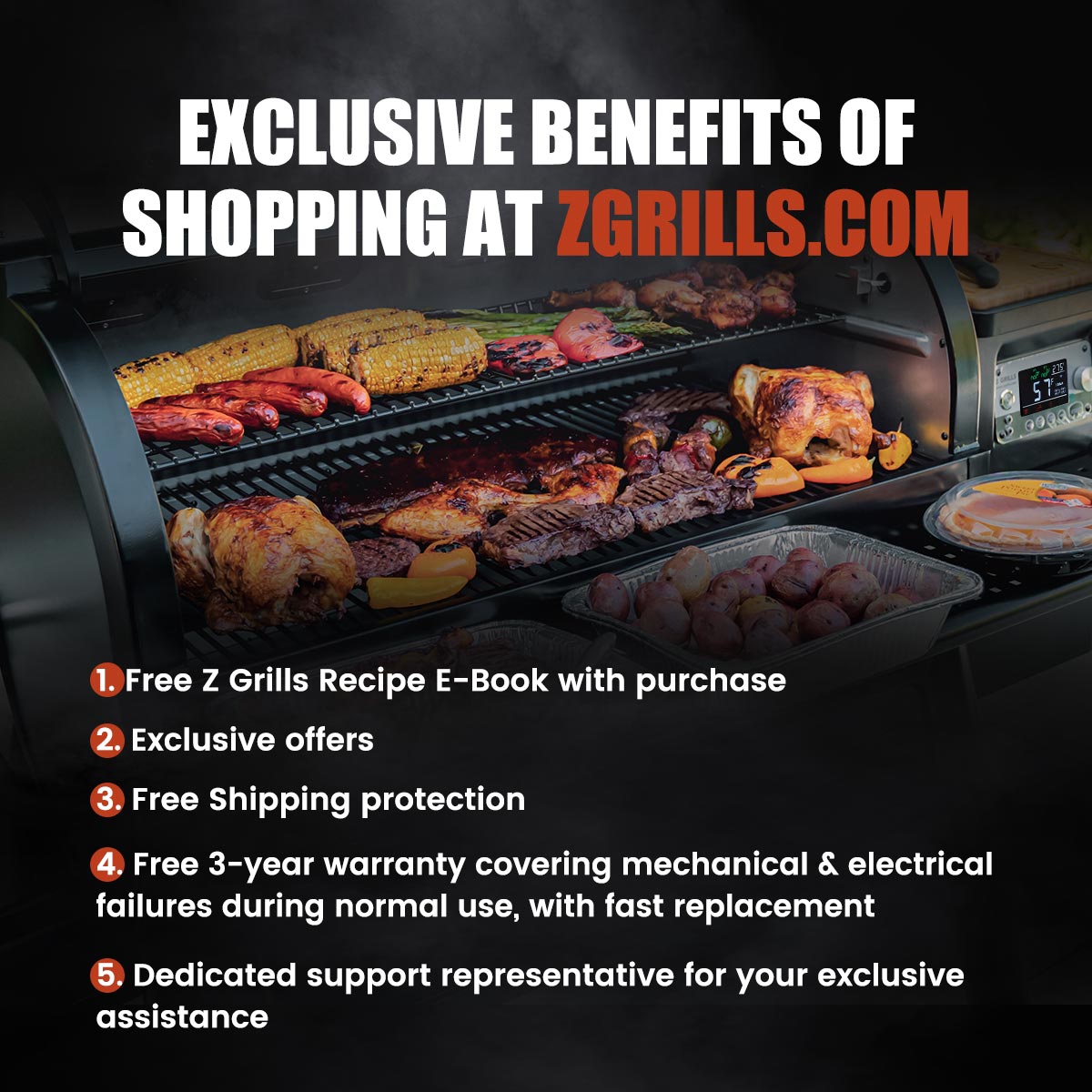 Z Grills Multitasker 11002B Wi-Fi (2026 Upgrade) Pellet Grill