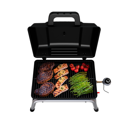 Char-Broil 1-Burner Portable Propane Gas Grill in Black