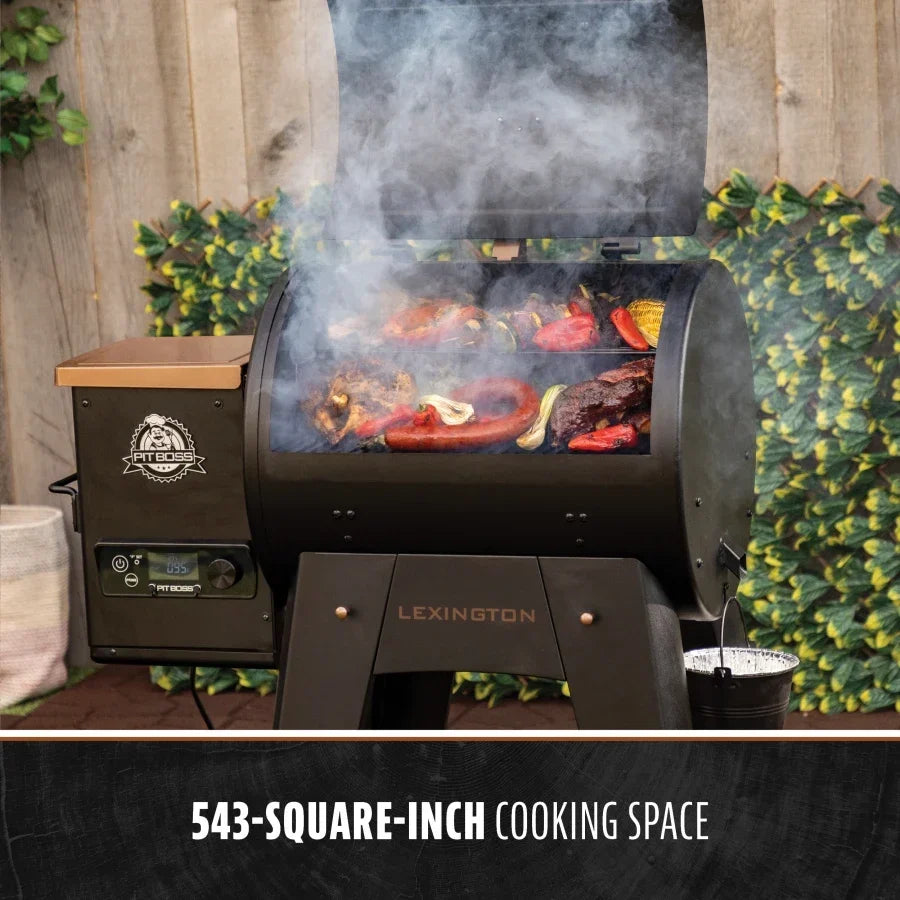 Pit Boss Lexington 500 Wood Pellet Grill - Onyx Edition