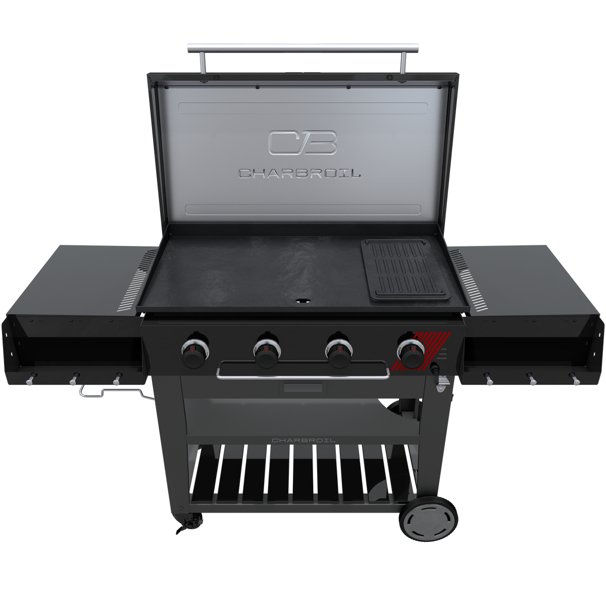 Char-Broil Performance Series 4-Burner Gas Griddle, Cart, Black