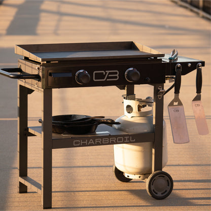 Char-Broil Performance Series 2-Burner Gas Griddle, Cart, Black