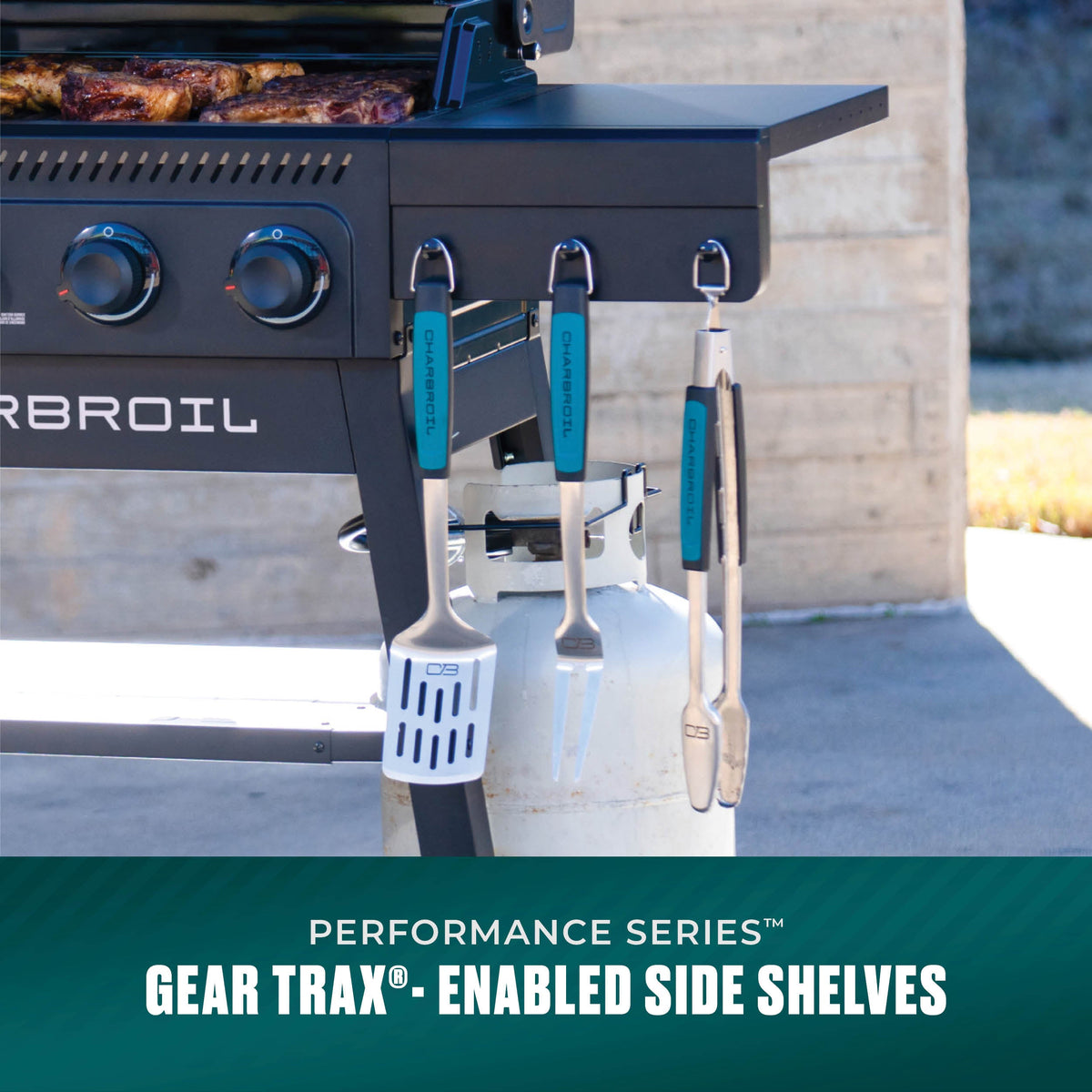 Char-Broil Performance Series 4-Burner Gas Grill with FlavorMax (Cart, Blackout)