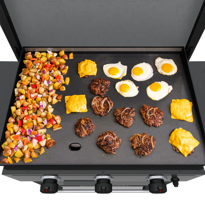 Char-Broil Performance Series 3-Burner Gas Griddle, Cart, Black