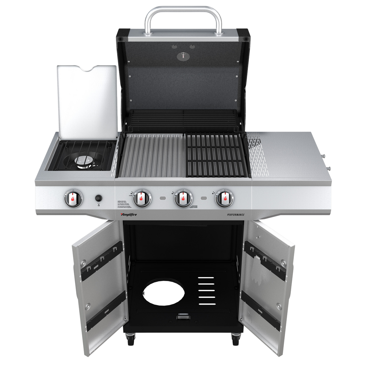 Char-Broil Performance 3B Gas Grill 375 Premium Silver