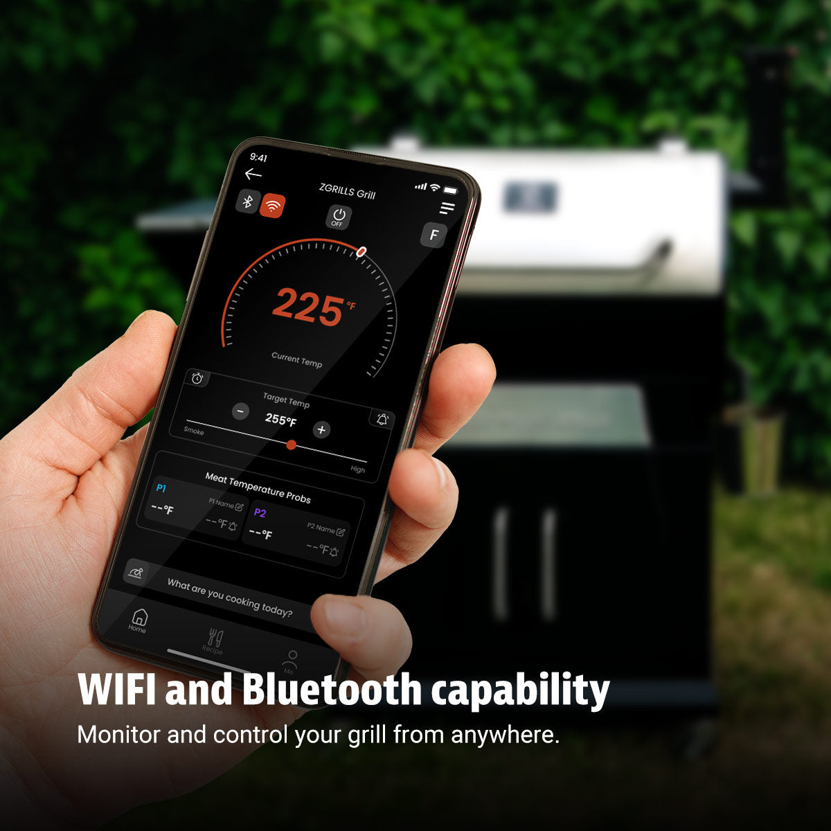 Z Grills 700D4E WiFi with Cabinet Pellet Grill