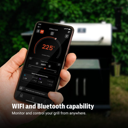 Z Grills 700D4E WiFi with Cabinet Pellet Grill