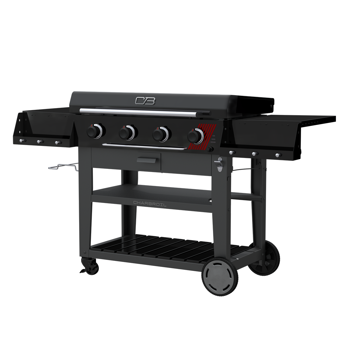 Char-Broil Performance Series 4-Burner Gas Griddle, Cart, Black
