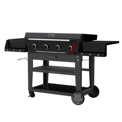 Char-Broil Performance Series 4-Burner Gas Griddle, Cart, Black