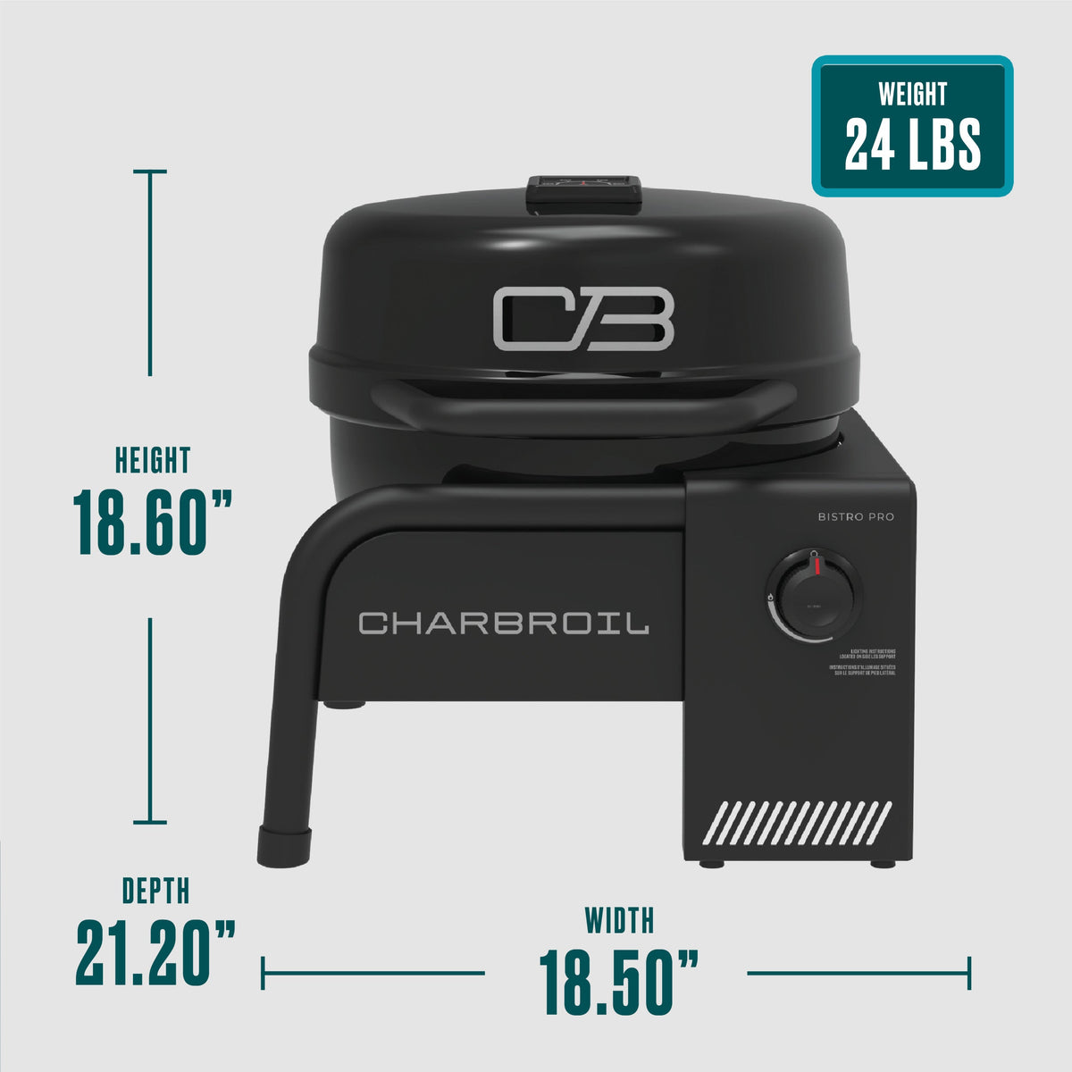Char-Broil Bistro Pro Gas Tabletop (Blackout)