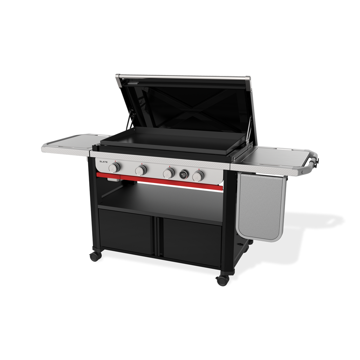 Weber Slate® 36" Rust-Resistant Griddle with Flip-Up Side Table (Liquid Propane)