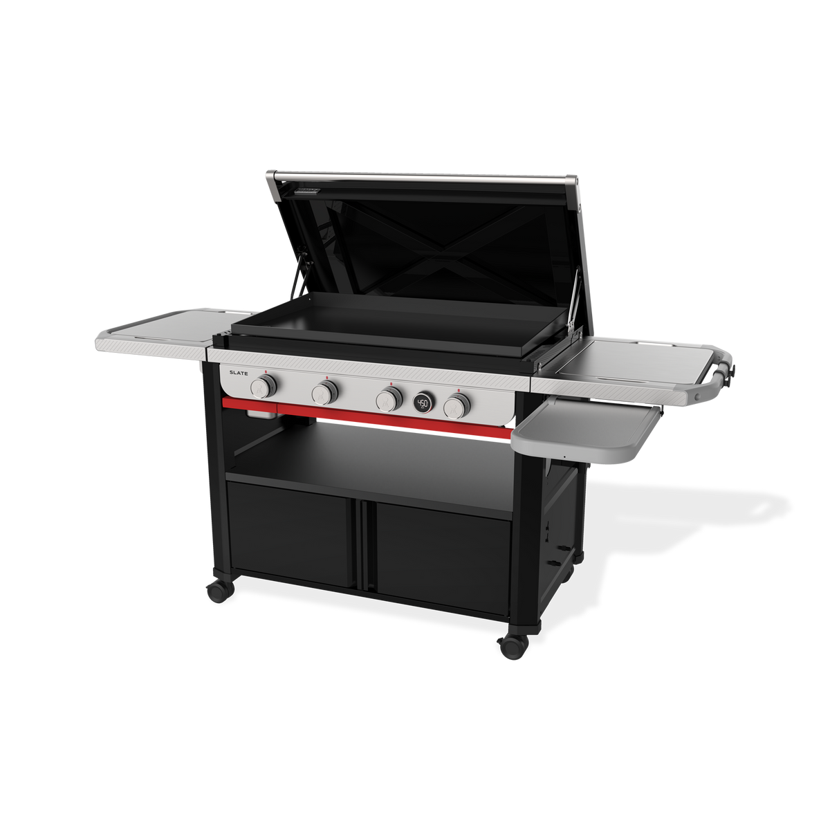 Weber Slate® 36" Rust-Resistant Griddle with Flip-Up Side Table (Liquid Propane)