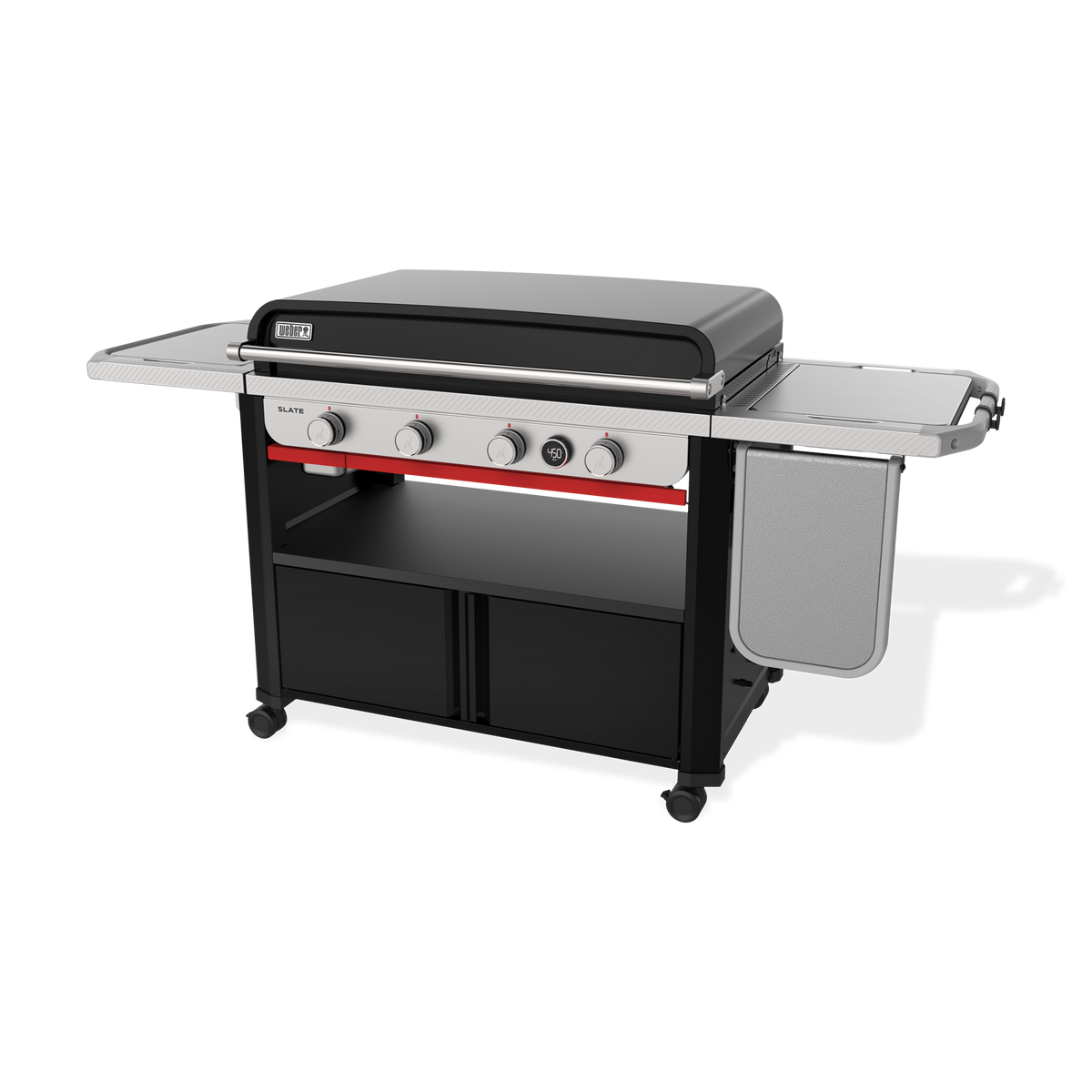 Weber Slate® 36" Rust-Resistant Griddle with Flip-Up Side Table (Liquid Propane)