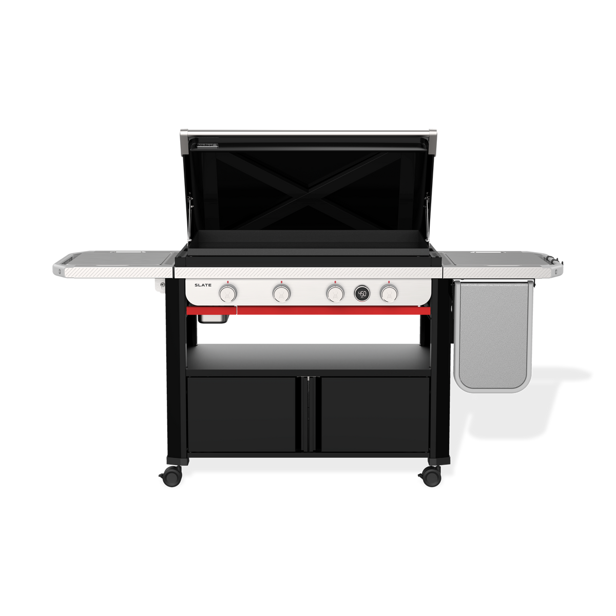 Weber Slate® 36" Rust-Resistant Griddle with Flip-Up Side Table (Liquid Propane)