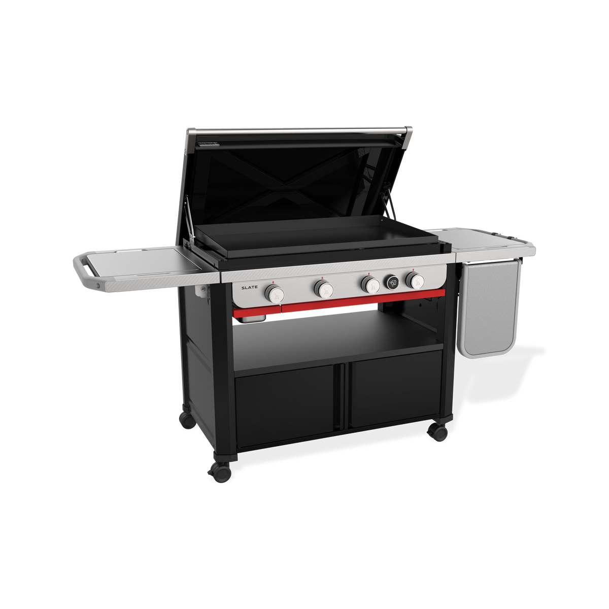 Weber Slate® 36" Rust-Resistant Griddle with Flip-Up Side Table (Liquid Propane)