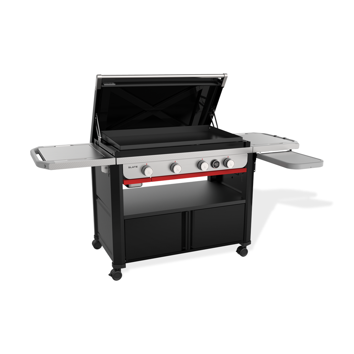 Weber Slate® 36" Rust-Resistant Griddle with Flip-Up Side Table (Liquid Propane)