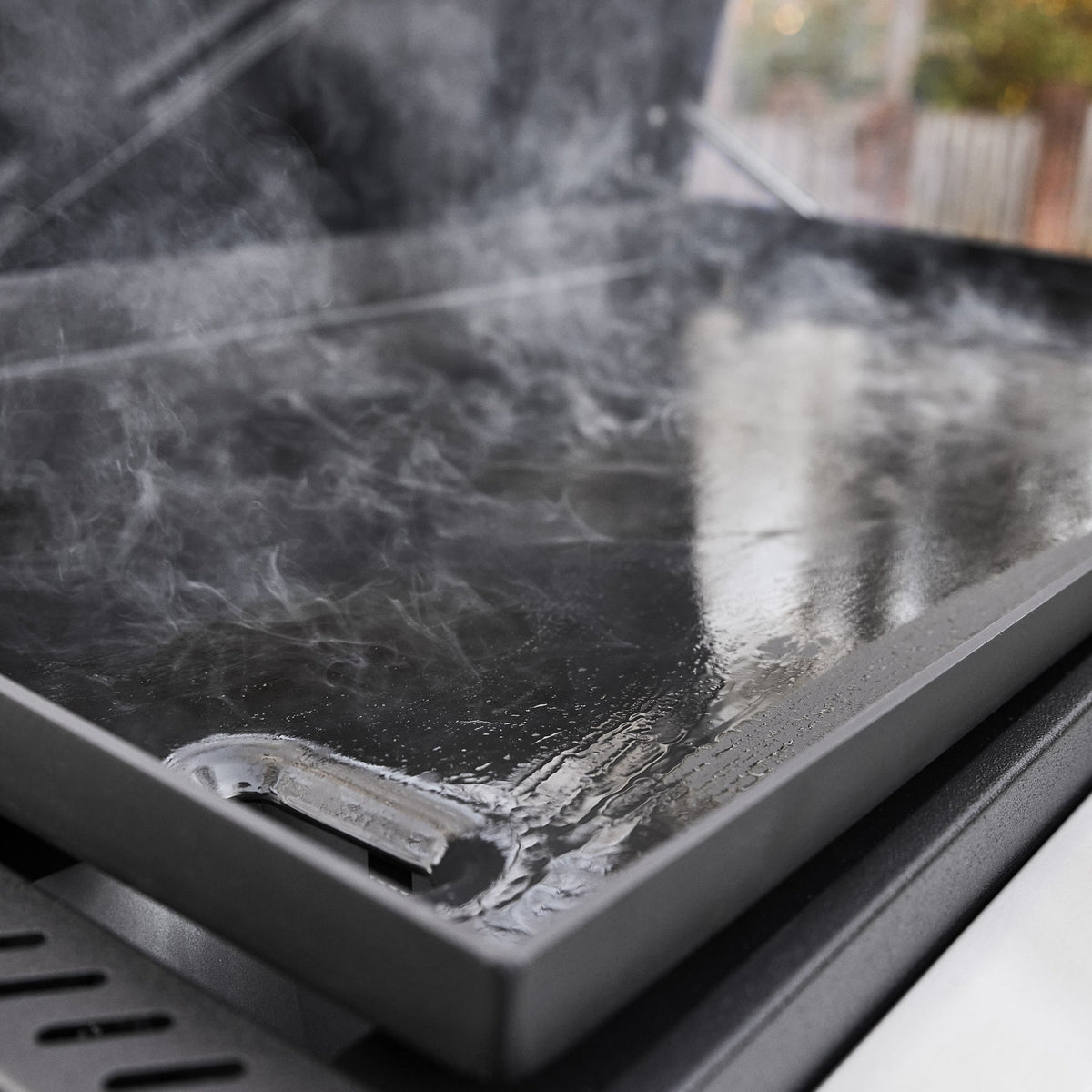 Weber Slate® 36" Rust-Resistant Griddle with Flip-Up Side Table (Liquid Propane)