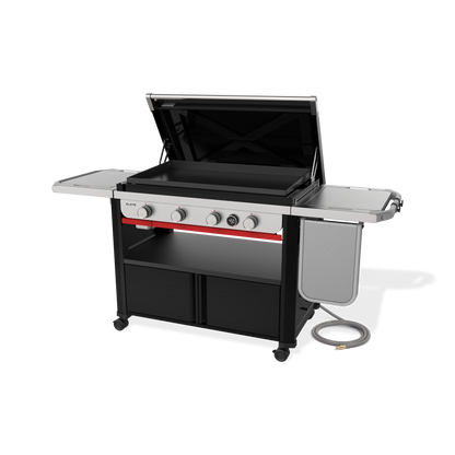 Weber Slate® 36" Rust-Resistant Griddle with Flip-Up Side Table (Natural Gas)