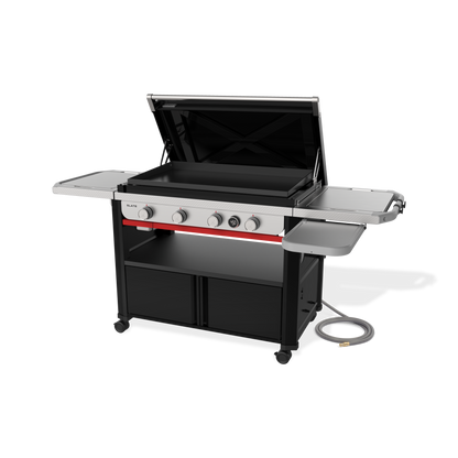 Weber Slate® 36" Rust-Resistant Griddle with Flip-Up Side Table (Natural Gas)