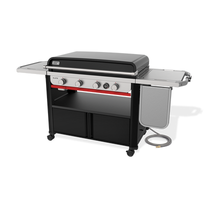 Weber Slate® 36" Rust-Resistant Griddle with Flip-Up Side Table (Natural Gas)