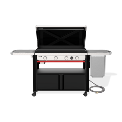 Weber Slate® 36" Rust-Resistant Griddle with Flip-Up Side Table (Natural Gas)