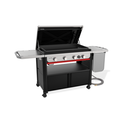 Weber Slate® 36" Rust-Resistant Griddle with Flip-Up Side Table (Natural Gas)