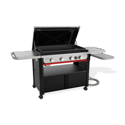 Weber Slate® 36" Rust-Resistant Griddle with Flip-Up Side Table (Natural Gas)