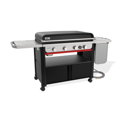 Weber Slate® 36" Rust-Resistant Griddle with Flip-Up Side Table (Natural Gas)