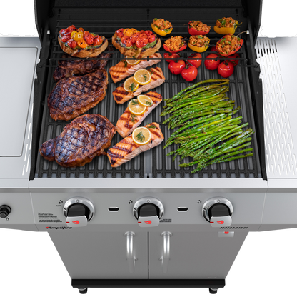 Char-Broil Performance 3B Gas Grill 375 Premium Silver
