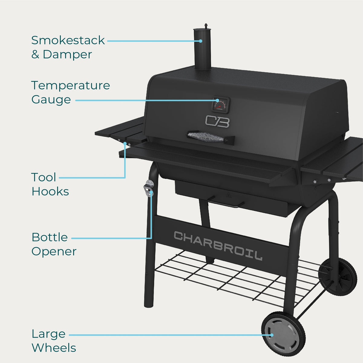 Char-Broil C-Line Charcoal Grill 840