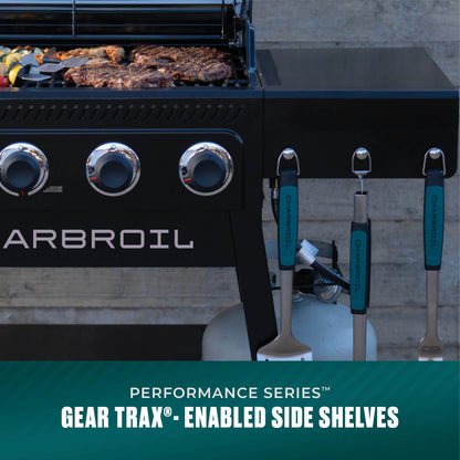 Char-Broil Performance Series 4-Burner Gas Grill with FlavorMax (Cart, Black)