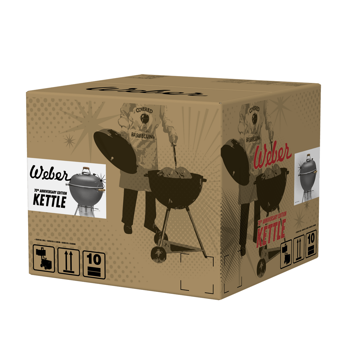 Weber 70th Anniversary Edition Kettle Charcoal Grill 22"