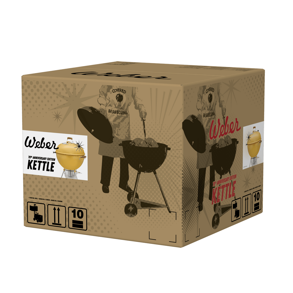 Weber 70th Anniversary Edition Kettle Charcoal Grill 22"