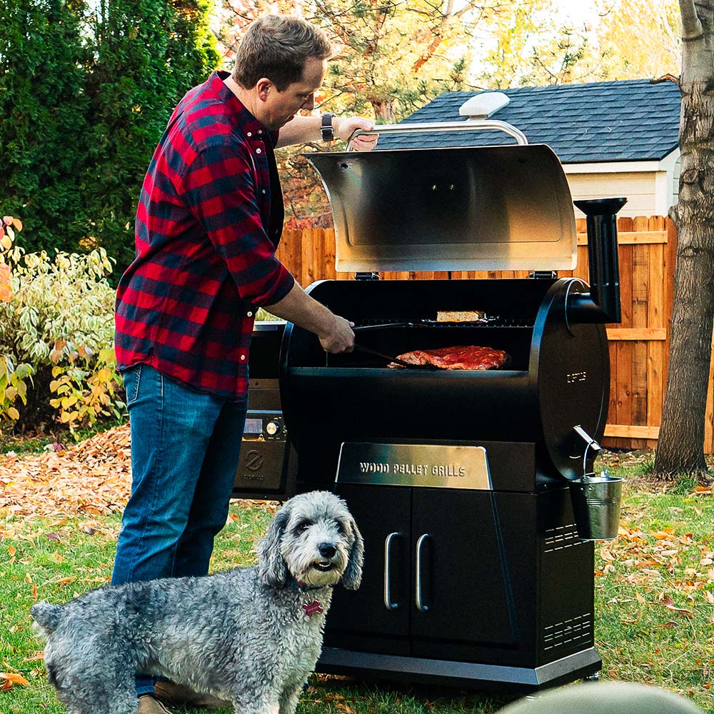 Z Grills 700D4E WiFi with Cabinet Pellet Grill