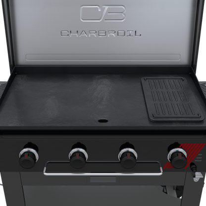 Char-Broil Performance Series 4-Burner Gas Griddle, Cart, Black