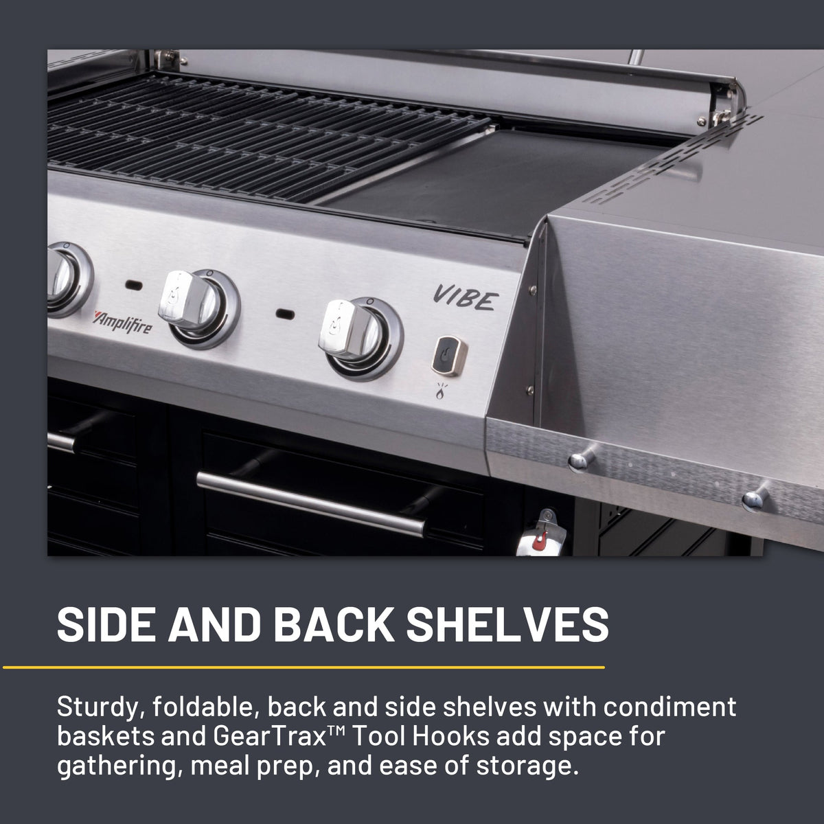 Char-Broil Vibe 535 Gas Grill - Griddle