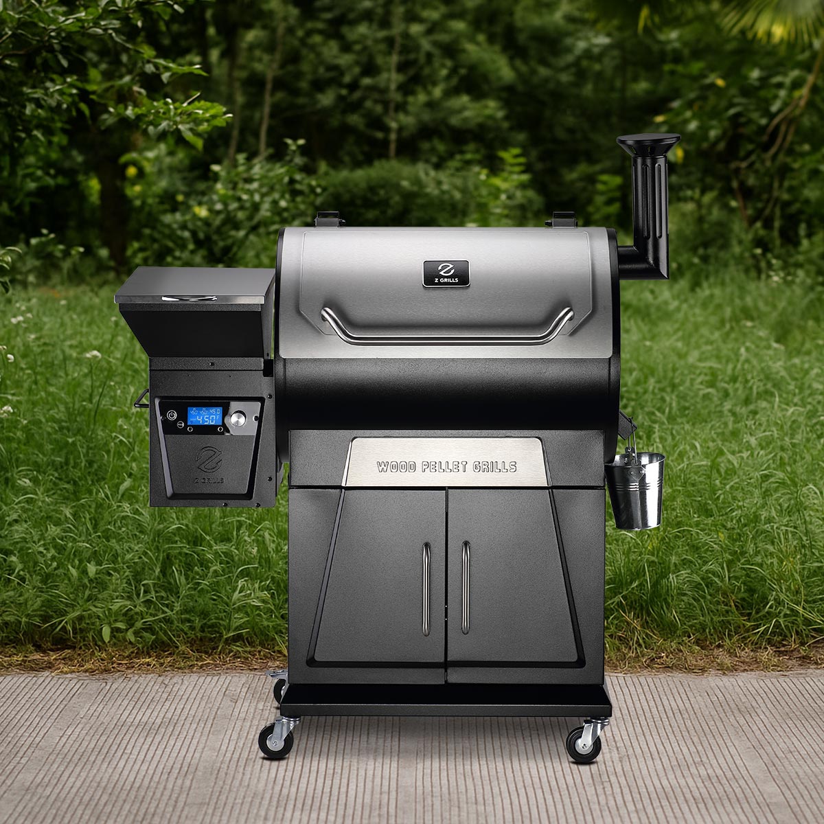 Z Grills 700D4E WiFi with Cabinet Pellet Grill