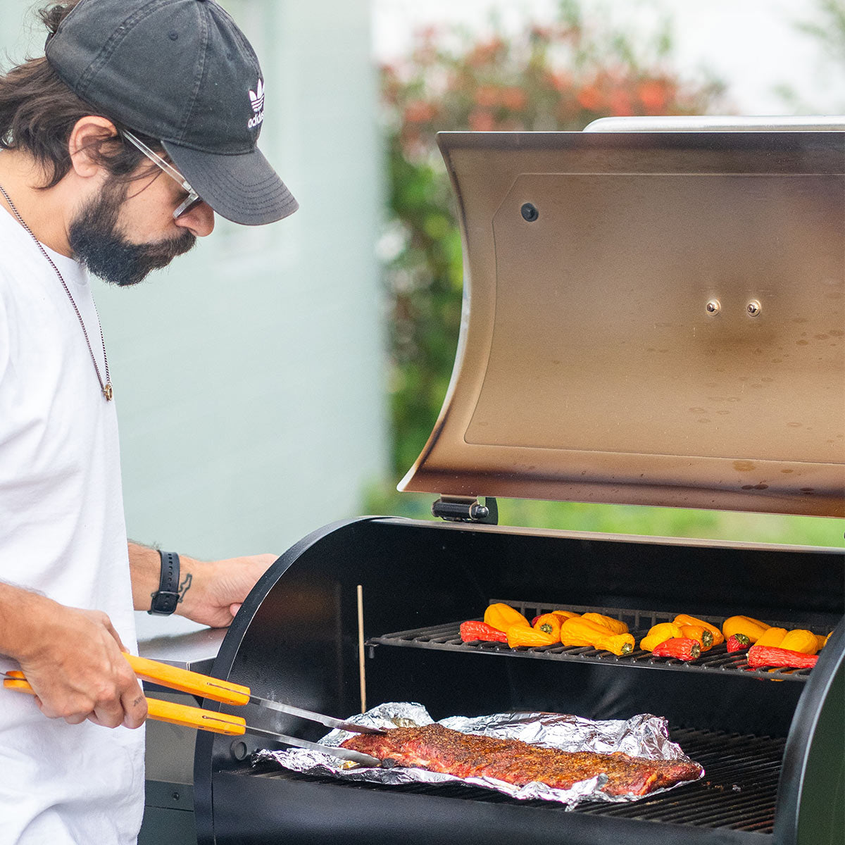 Z Grills 700D4E WiFi with Cabinet Pellet Grill
