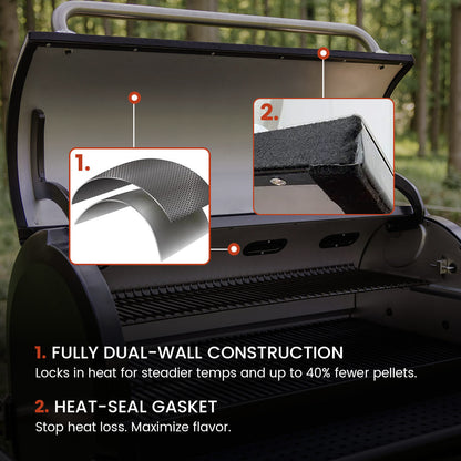 Z Grills Multitasker 11002B Wi-Fi (2026 Upgrade) Pellet Grill