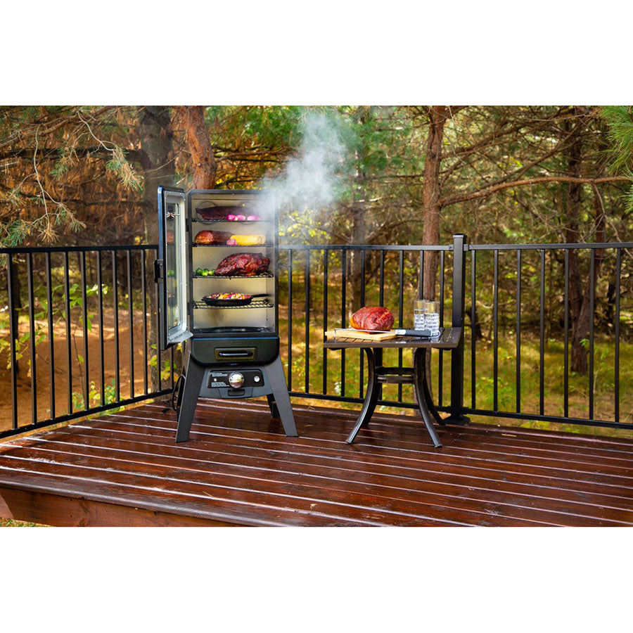 Pit Boss 3-Series Blue Hammertone Analog Vertical Smoker - PBV3A1