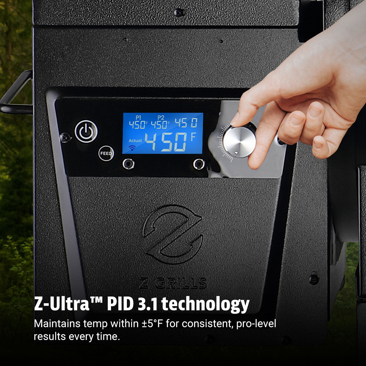 Z Grills 700D4E WiFi with Cabinet Pellet Grill