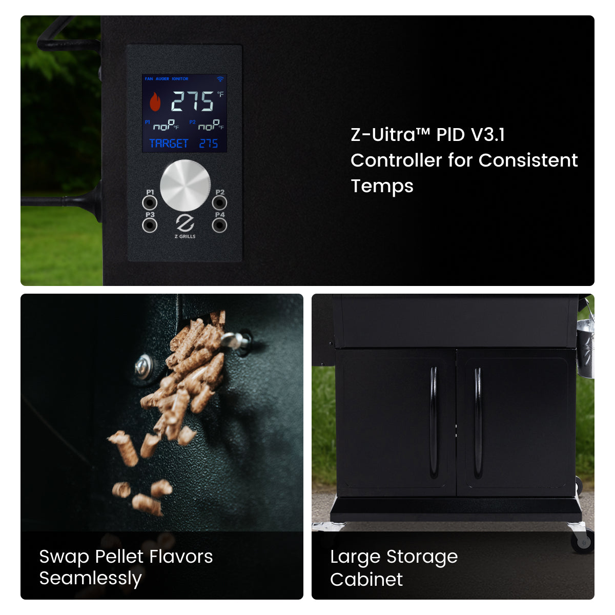 Z Grills BBQ Legend 1000D4E WiFi Pellet Grill