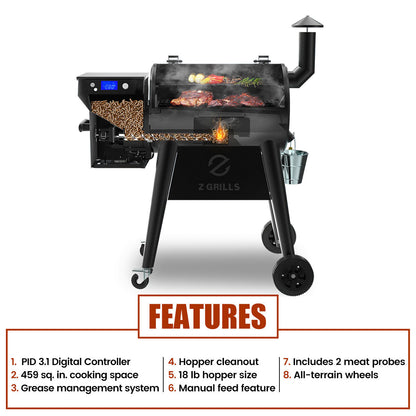 Z Grills 450B Pellet Grill - 2026 Upgrade
