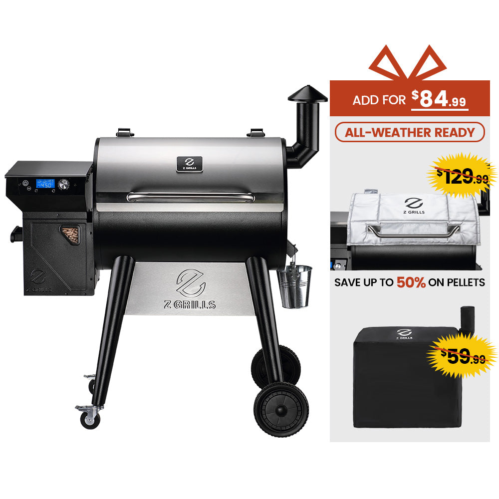 Z Grills 7002C2E WiFi - Stainless Steel Pellet Grill