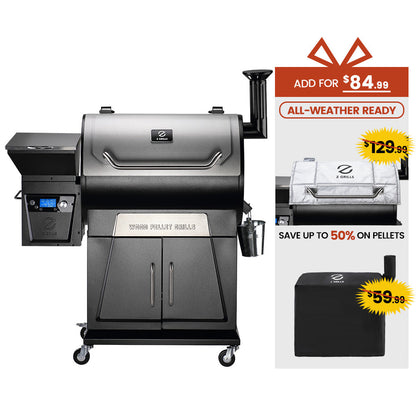 Z Grills 700D4E WiFi with Cabinet Pellet Grill
