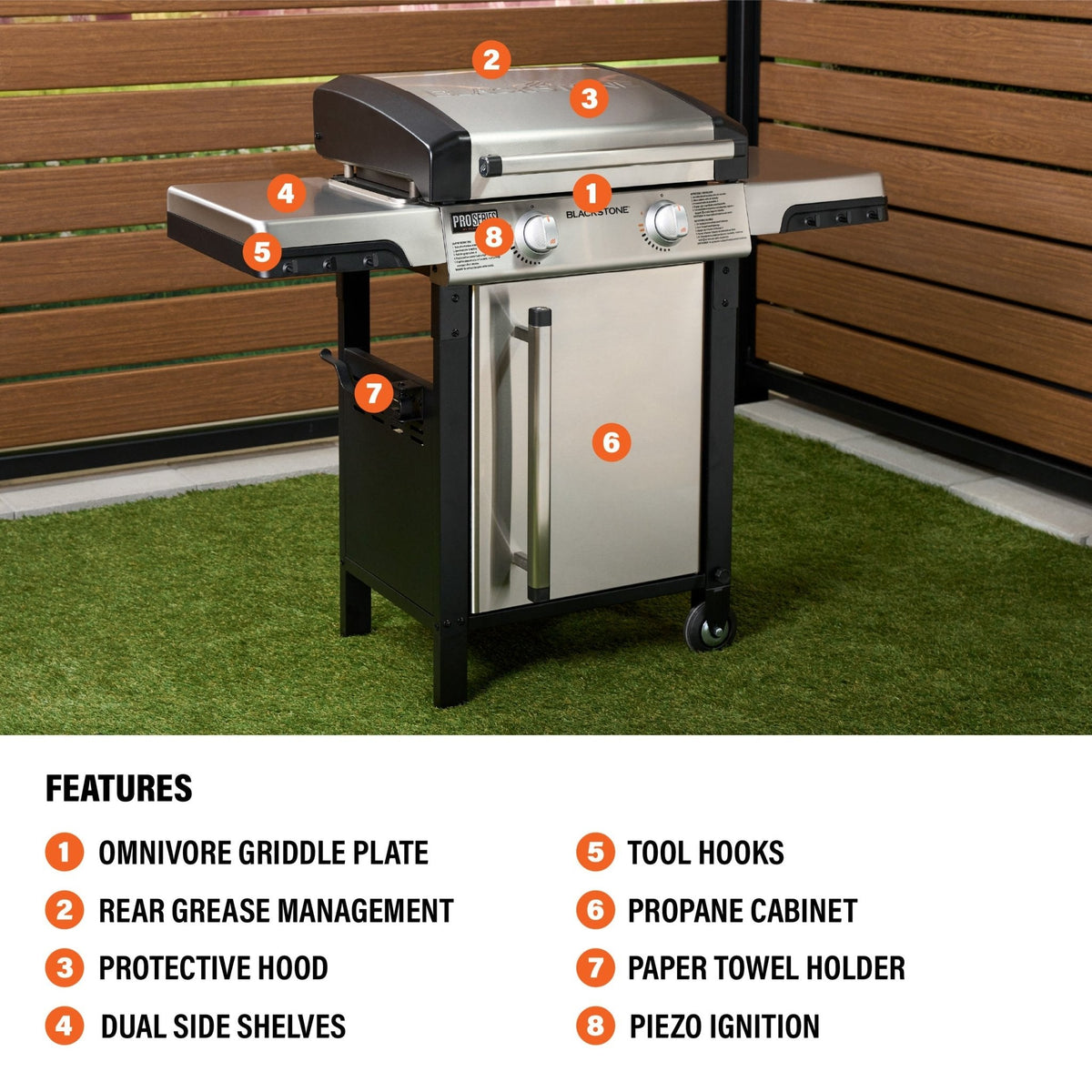 Blackstone 22” Griddle with Cabinet
