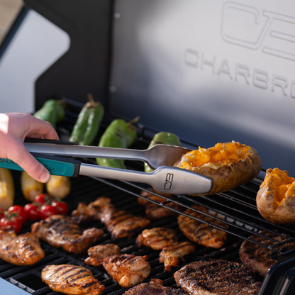 Char-Broil Performance Series FlavorMax 6-Burner Gas Grill, Cabinet with Side Burner, Gray